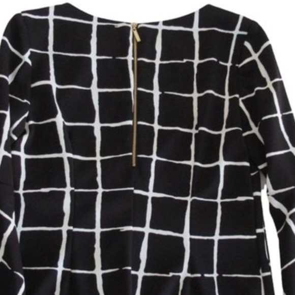 Liz Claiborne Black Windowpane Plaid Sheath Dress - Picture 7 of 11